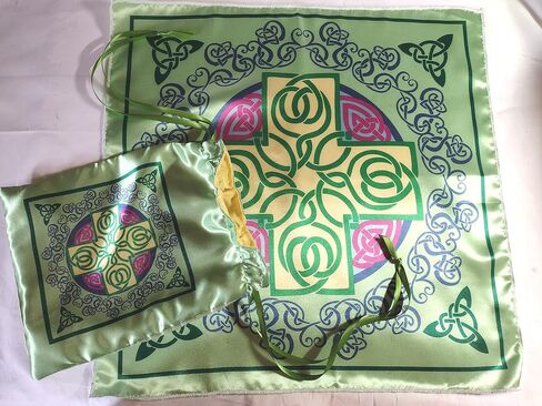 Altar Cloth or Tarot Mat - Celtic Cross, Re-imaged in Saudi Arabia
