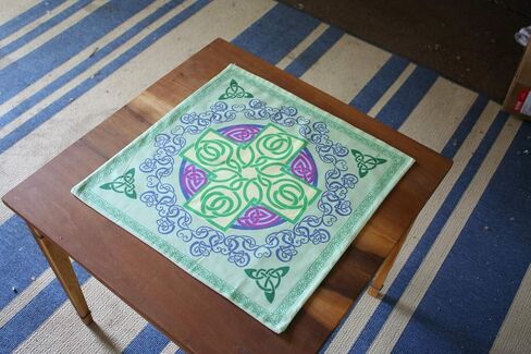 Altar Cloth or Tarot Mat - Celtic Cross, Re-imaged in Saudi Arabia