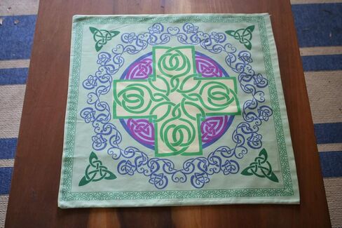 Altar Cloth or Tarot Mat - Celtic Cross, Re-imaged in Saudi Arabia