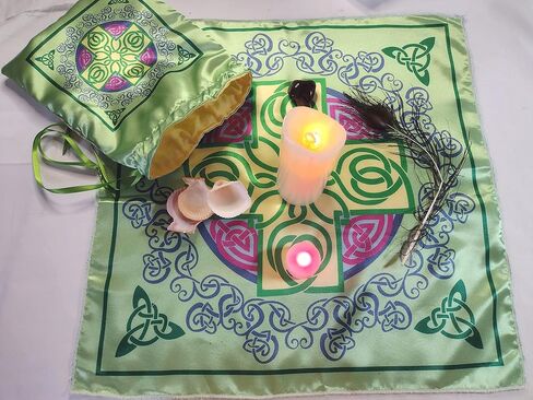 Altar Cloth or Tarot Mat - Celtic Cross, Re-imaged in Saudi Arabia