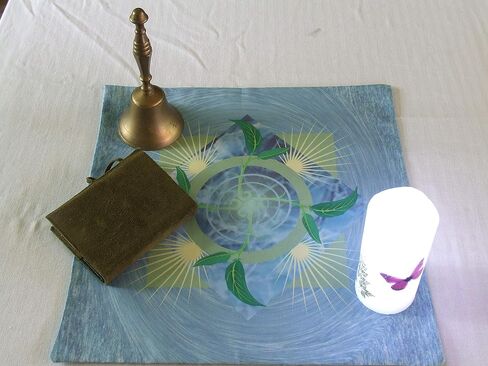 Altar Cloth or Tarot Mat - Emergence, Water Background - Pagan or Wiccan Altar or Tarot Cloth for Rituals, Tarot Readings & Fortune-telling in Saudi Arabia