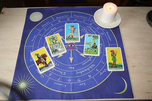 حصيرة البندول للعرافة - قماش الإجابة - قماش المذبح، حصيرة البندول، حصيرة التارو أو حصيرة صب الكريستال in Kuwait