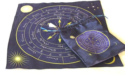 حصيرة البندول للعرافة - قماش الإجابة - قماش المذبح، حصيرة البندول، حصيرة التارو أو حصيرة صب الكريستال in Kuwait