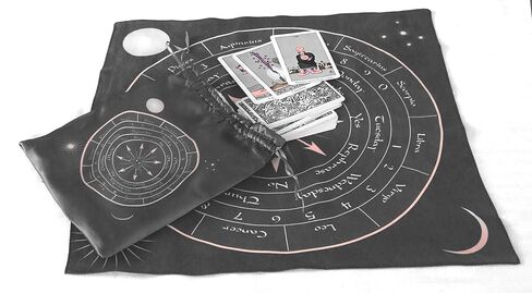 حصيرة البندول للعرافة - قماش الإجابة - قماش المذبح، حصيرة البندول، حصيرة التارو أو حصيرة صب الكريستال in Kuwait