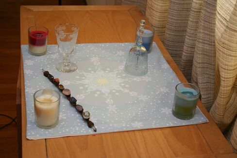 Altar Cloth or Tarot Mat - Snowmelt - Pagan or Wiccan Altar or Tarot Cloth for Rituals, Tarot Readings & Fortune-telling in Saudi Arabia