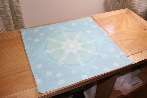 Altar Cloth or Tarot Mat - Snowmelt - Pagan or Wiccan Altar or Tarot Cloth for Rituals, Tarot Readings & Fortune-telling in Saudi Arabia