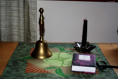 Altar Cloth or Tarot Mat - Emergence, Earth Background in Saudi Arabia