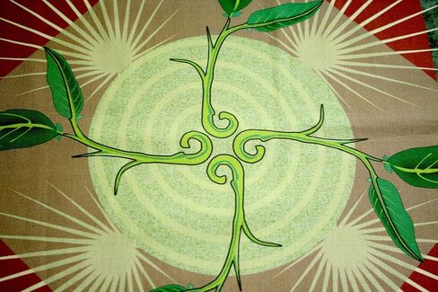 Altar Cloth or Tarot Mat - Emergence, Earth Background in Saudi Arabia