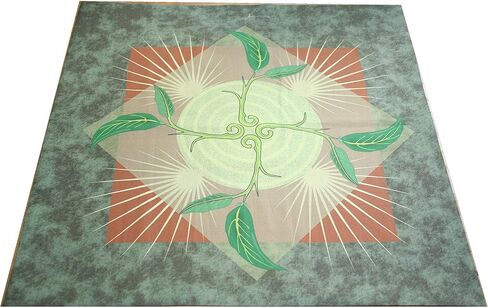 Altar Cloth or Tarot Mat - Emergence, Earth Background in Saudi Arabia