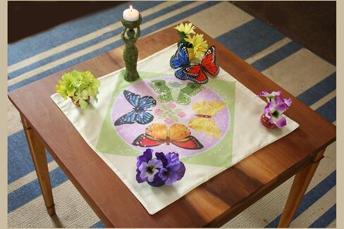 Altar Cloth or Tarot Mat - Four Element Butterflies - Pagan or Wicca Altar Cloth or Tarot Cloth in Saudi Arabia