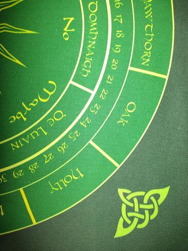 Tarot Accessory Set - Celtic Pentacle - Altar or Tarot Cloth with Matching Drawstring Bag - Divination Cloth or Casting Mat with Pouch in Saudi Arabia