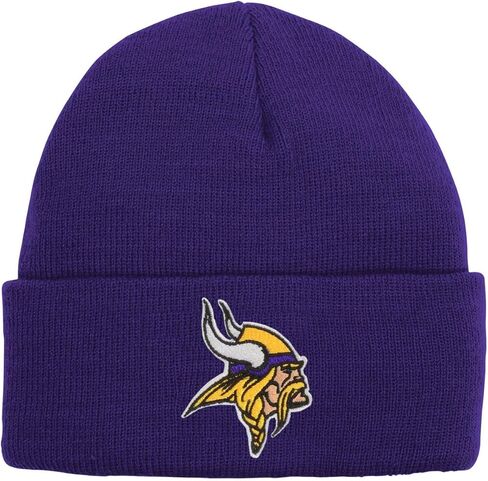 NFL Kids Youth 8-20 Officially Licensed Sideline Sport Knit Cold Weather Cuffed Beanie Hat in Kuwait
