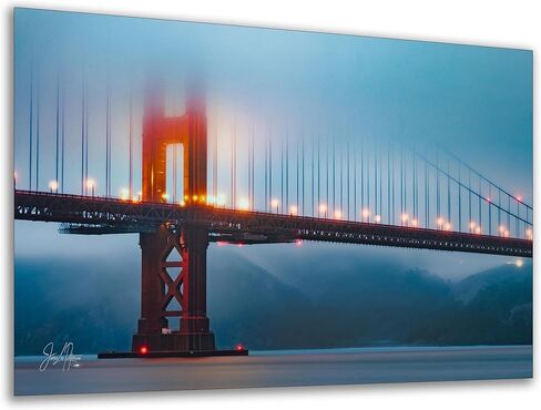 صورة طبيعة لأشجار الخشب الأحمر، غابة الاستحمام لمحبي الأشجار والطبيعة، أعمال فنية مريحة للتأمل، ديكور المنزل والمكتب (معدن، 8 × 10 بوصة) in Kuwait