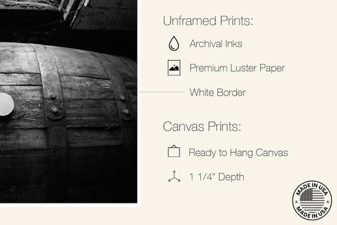 Bourbon Barrel Fine Art Print in Saudi Arabia