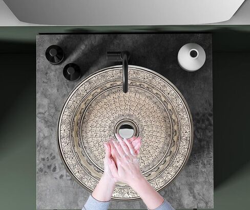 Ceramic Unique W&B Wash Basin, Bathroom Vessel Sink Above Countertop Basin, Bowl Sink Lavatory, Bathroom Remodeling Vanity Glossy Wash Stand in Saudi Arabia