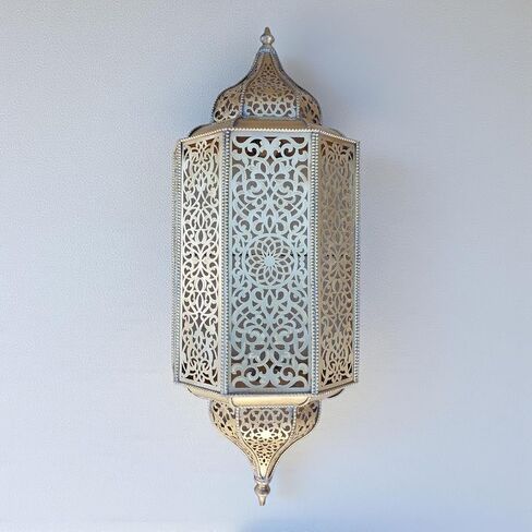 مصباح حائط نحاسي، إضاءة مغربية مصنوعة يدويًا in Saudi Arabia