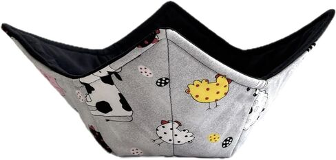 Farm Animals on Gray Bowl Helperz Microwavable Bowl Cozy Microwavable Soup Bowl Warmer or Holder in Saudi Arabia