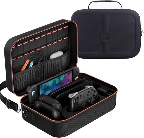 ZactOnly Slim Carrying Case for Nintendo Switch 2 (2025), Protective Hard Shell, Travel Storage Case for Console & Accessories,10 Games Card Slots in Saudi Arabia