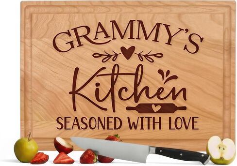 Grandma Keepsake Gift, Custom Grandma Cutting Board, Grammy's Kitchen Charcuterie Board, Mother's Day Gift for Granny in Saudi Arabia