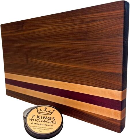 Premium edge-grain cutting board (Dark) in Saudi Arabia