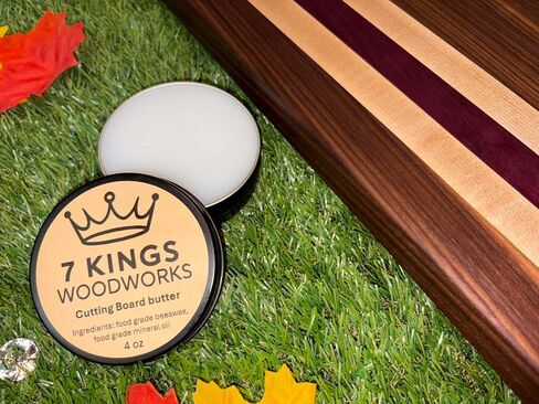 Premium edge-grain cutting board (Dark) in Saudi Arabia