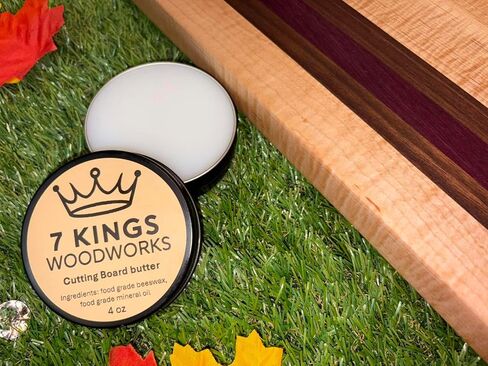 Premium edge-grain cutting board (Dark) in Saudi Arabia