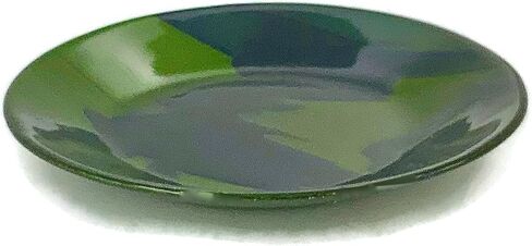 Sparkly Green and Navy Blue Art Glass Bowl in Saudi Arabia