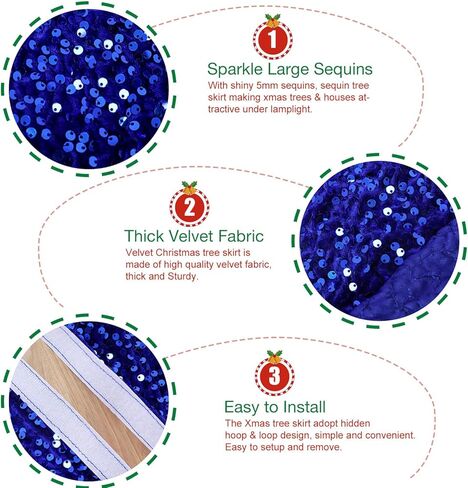 Orange Christmas Tree Skirt 60 Inch Velvet Tree Skirts Fall Sequin Tree Skirt Large Thanksgiving Tree Mat Christmas Metallic Tree Skirts Mermaid Tree Skirt for Halloween Decor in Kuwait