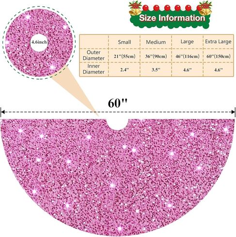 Orange Christmas Tree Skirt 60 Inch Velvet Tree Skirts Fall Sequin Tree Skirt Large Thanksgiving Tree Mat Christmas Metallic Tree Skirts Mermaid Tree Skirt for Halloween Decor in Kuwait