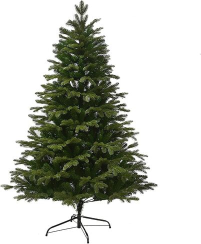 Artificial Full Christmas Tree 5FT with 500 Branch Tips, Premium Holiday Xmas Tree with Collapsible Stand, Metal Hinges & Foldable Base for Home Office Party(6.8ft) in Saudi Arabia