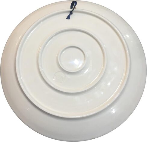 Anka Handcrafts - Ceramic Home Decors – Maidan - Handmade & Handpainted Ceramic Plates with Unique Embossed Surface – w Navy Int. Velvet Case – The Landscape Plate Set for Joyful Homes 783 in Saudi Arabia