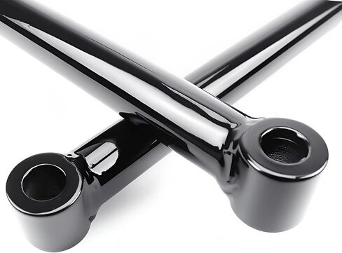 TCMI Motorcycle Rear Drop Rigid Struts (Black) Cold Rolled Steel 4 inch Lowering Link Kit Fits for Harley-Davidson Sportster 883 1200 + Dyna Motorcycle 10 inch Length Rigid Hardtail Struts in Saudi Arabia