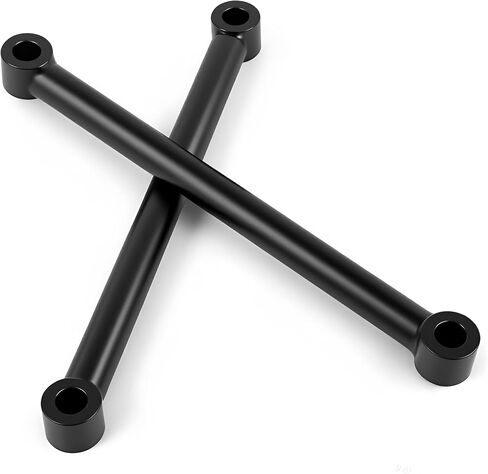 TCMI Motorcycle Rear Drop Rigid Struts (Black) Cold Rolled Steel 4 inch Lowering Link Kit Fits for Harley-Davidson Sportster 883 1200 + Dyna Motorcycle 10 inch Length Rigid Hardtail Struts in Saudi Arabia