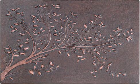 Handmade Copper Kitchen Backsplash Tiles, Tree Branches with Leaves Kitchen Backsplash, Custom Copper Backsplash Panel, Custom Stove Splashback Tile, Indoor Outdoor Wall Decor (Copper) in Saudi Arabia