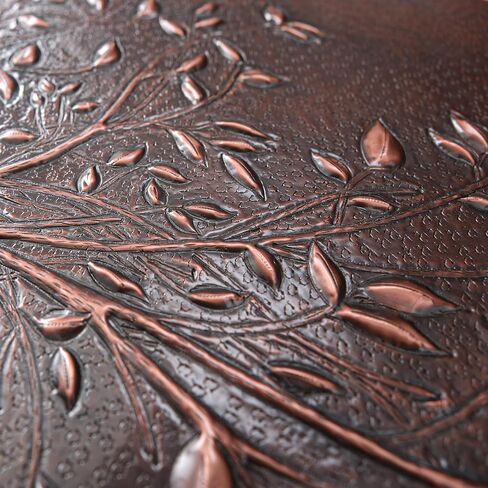 Handmade Copper Kitchen Backsplash Tiles, Tree Branches with Leaves Kitchen Backsplash, Custom Copper Backsplash Panel, Custom Stove Splashback Tile, Indoor Outdoor Wall Decor (Copper) in Saudi Arabia