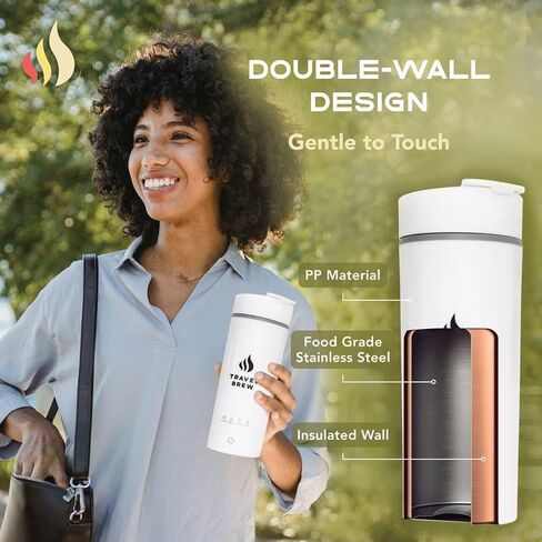 Portable Electric Kettle with Tea Infuser-Mini Electric Kettle with 4 Temperature Settings, and Auto Shut Off & Boil Dry Protection in Saudi Arabia