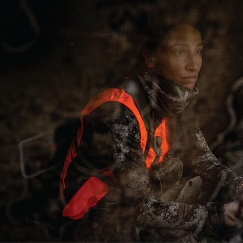 BOG Low Profile Turkey Ground Blind Chair with Rugged Construction, Aluminum Frame, Extended Seat Area, Quiet Setup, Breathable Textilene Fabric, and Carry Bag for Hunting, Shooting, and Outdoors in Kuwait