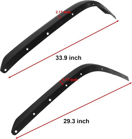 Front & Rear Fender Flares Extensions Set Fits 2018-2024 for Jeep Wrangler JL JLU Unlimited Rubicon 2/4 Doors Wheel Fender Liner (Fit High Clearance Fender Flares) in Kuwait