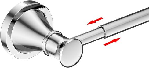 BESy قابل للتعديل البرونزية 16 إلى 28 بوصة حامل منشفة الحمام حامل منشفة الحمام، قضيب منشفة مثبت على الحائط قضيب شماعات ملحقات أجهزة الحمام نمط الفندق، الفولاذ المقاوم للصدأ، برونز مطلي بالزيت in Kuwait