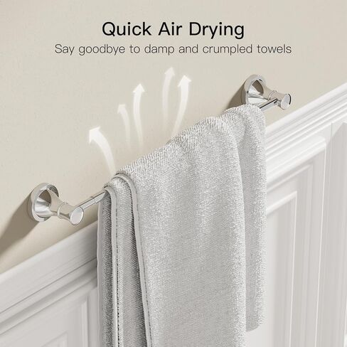 BESy قابل للتعديل البرونزية 16 إلى 28 بوصة حامل منشفة الحمام حامل منشفة الحمام، قضيب منشفة مثبت على الحائط قضيب شماعات ملحقات أجهزة الحمام نمط الفندق، الفولاذ المقاوم للصدأ، برونز مطلي بالزيت in Kuwait