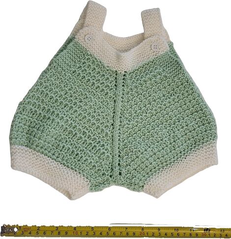 Newborn Baby Romper – Handmade Knitted – Soft Baby Wool Newborn Clothes – Unique Baby Shower Gift in Saudi Arabia
