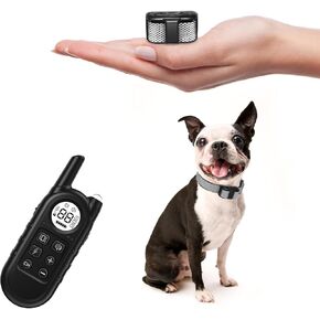 Tiniest Dog Shock Collar, Lightest Dog Training Collar with Remote for Small Dogs 5-15lbs & Medium Large Dogs/Puppies, Waterproof, Rechargeable, 1300ft Range (Orange&Ultra Tiny) in Kuwait