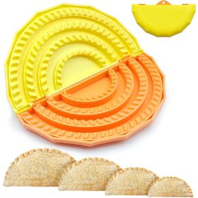 4 في 1 سدادة تورتيلا وضغط لفافات 10 بوصة + 8 بوصة + 6 بوصة + 4 بوصة | صحافة كويساديلا، صانع البوريتو والتاكو | تصميم مانع للتسرب | أداة مطبخ متعددة الاستخدامات للكالزون والزلابية والساندويتشات in Kuwait