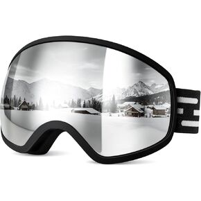 LOEO Ski Goggles, Snowboarding Goggles for Men, Women, Adult, Youth and Over 15 Years, Snow Skiing Goggles in Kuwait
