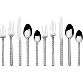 Mikasa, Addison Flatware Service for 4, 20 Piece Set, 18/0 Stainless Steel Silverware Set in Saudi Arabia