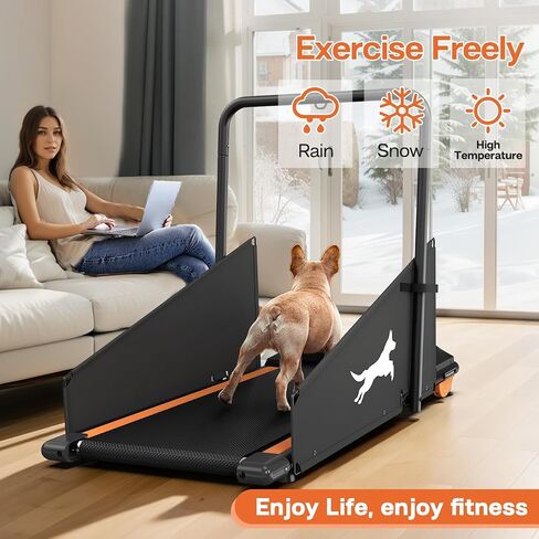 Dog Treadmill for Small and Medium Doggy Quiet 2.5HP Pet Running Machine Treadmill for Dogs with LCD Display & Remote Control, Ideal Treadmill for Dogs Indoor Exercise in Saudi Arabia