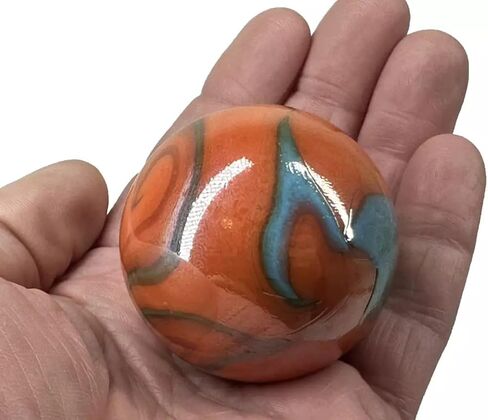 Toe Breaker 50mm (2") Valkyrie (aka Seahorse) Marbles Glass in Saudi Arabia