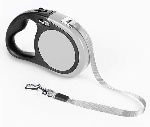 Heavy Duty Retractable Dog Leash-16ft Strong & Durable Walking Leash for S to L Dogs up to 45/115 lbs, Upgraded Lock System, Non Slip Grip, Tangle Free (Purple, Small/Medium) in Saudi Arabia