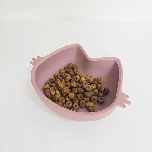 Platinum Silicone MoaCat Bowl, Wellbeing Pet Bowl, Premium, Odorless, BPA-Free, Food-Grade, Microwave & Dishwasher Safe, Sensitive Stomach, Eco-Friendly Travel Bowl (Pink) in Saudi Arabia