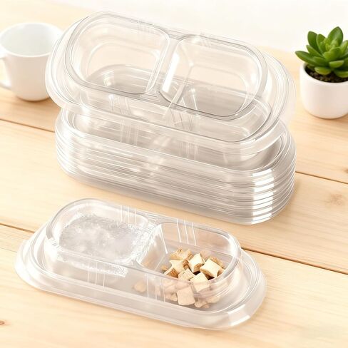 30 Pcs Disposable Cat Bowls with Ant Proof Moats - No Spill Double Bowl Tray for Stray & Outdoor Cats, Travel & Feeding - 30 Day Supply in Saudi Arabia